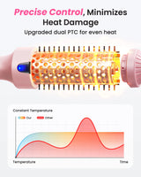 Dual Voltage Ionic Thermal Brush
