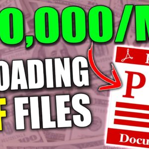 Make Money With Affiliate Marketing UPLOADING PDF Documents For FREE ($10,000 a Month)