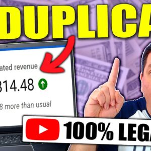 How To Make Money On YouTube Without Making Videos With Reduplicated Content & Earn $20,000+ a Month